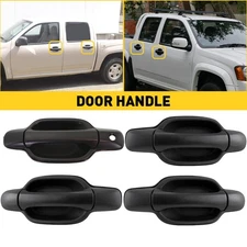 Front Rear Gate Tailgate Tail Latch Handle Black for 04-12 Colorado GMC Canyon