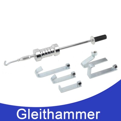 Gleithammer Zughammer Auszieher PDR Dellenwerkzeug mit 5 Haken Ausbeulsatz 5,3kg