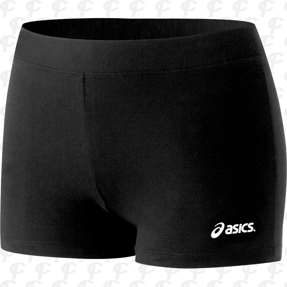 Asics Low Cut Womens Spandex Volleyball Shorts 2.5 Inseam BT752 FREE SHIP