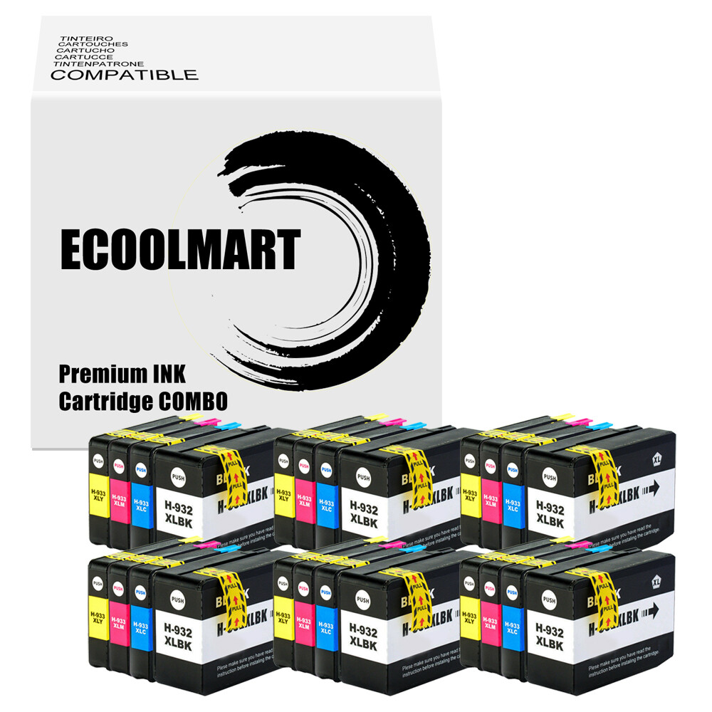 24PK Ink Cartridge replace for HP 932XL 933XL Officejet 6100 6600 6700 7512 7610