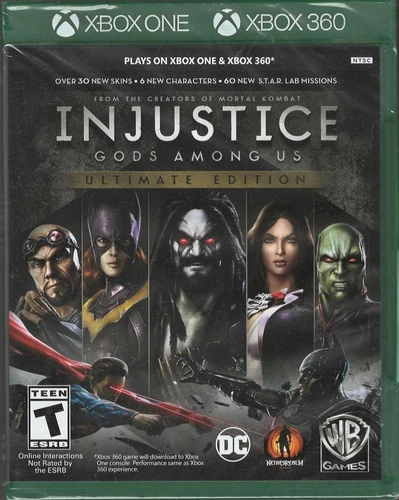 Injustice: Gods Among Us Ultimate Edition (XB1 Packaging) Xbox 360 (Brand New Fa