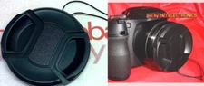 SNAP-ON LENS CAP +HOLDER to CyberShot DSC-H1 DSC-H2 DSC-H5 DSC-H7 DSC-H9 H50 HX1