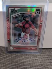 2024 Panini Donruss KYLE TEEL RATED PROSPECT OPTIC PRIZM AUTO RED SOX