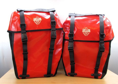 2 Fahrradtaschen Ortlieb Basic Line Rot - Bild 2 von 8