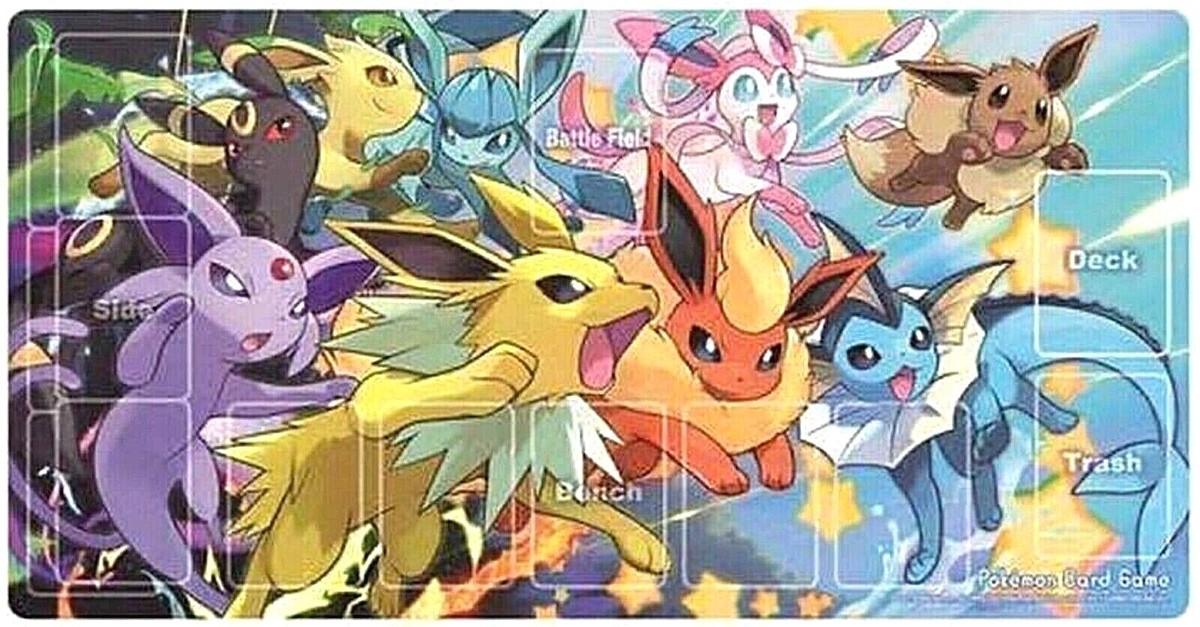 Pokemon Official Playmat Dash Eevees NEW Playing Mat Eevees | eBay