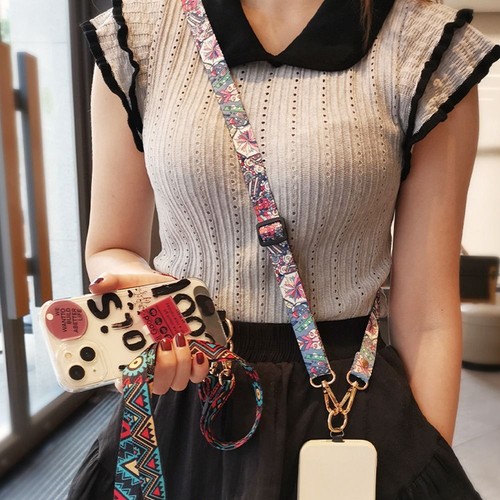 Retro Totem Patterns Anti-lost Rope Phone Chain Straps Phone Accessories - Photo 3 sur 14