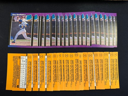 1989 Donruss - #31 Gary Sheffield 43 Card Lot NM-MT - 第 1/2 張圖片