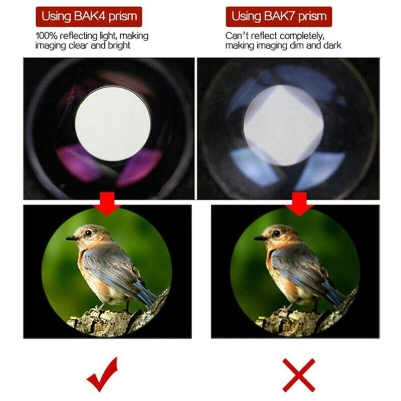 Visionking 8X40 BAK4 Monoculars Zoom FMC Prism Telescopic Telescope  HD - Image 3 of 4