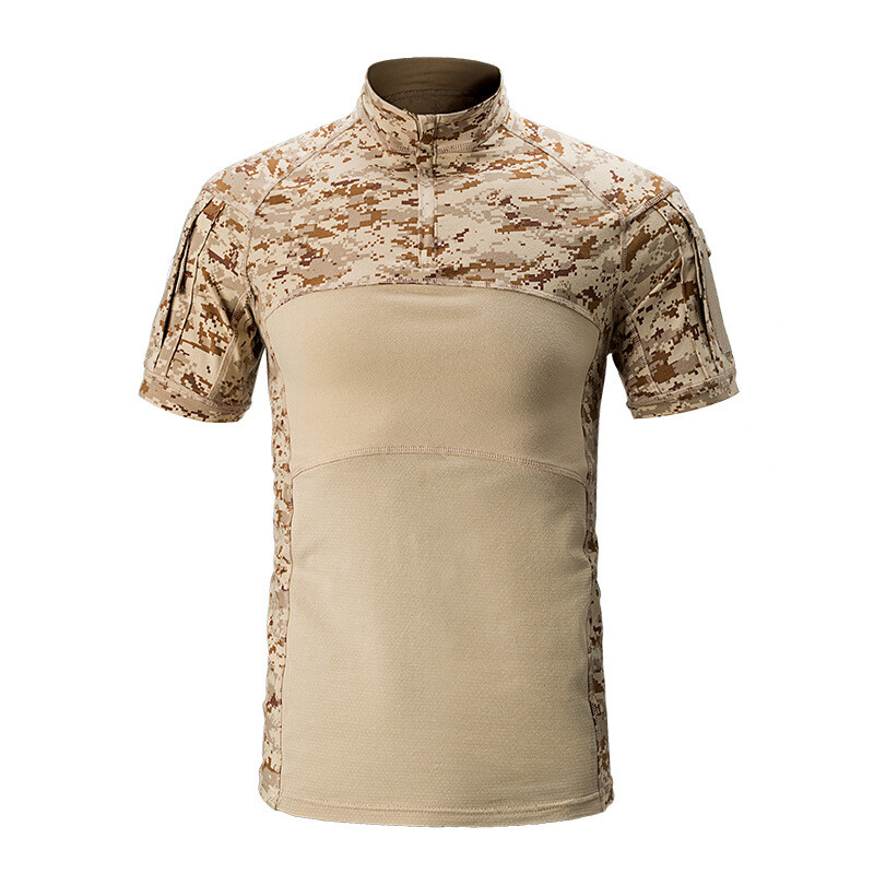 Tru-Spec1/4 Zip Combat Shirt Kurzarm, Multicam