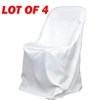 Hot Selling Lot Of 4 Polyester Folding Chair Covers For Parties & Weddings Hot Selling Lot Of 4 Polyester Folding Chair Covers For Parties & Weddings