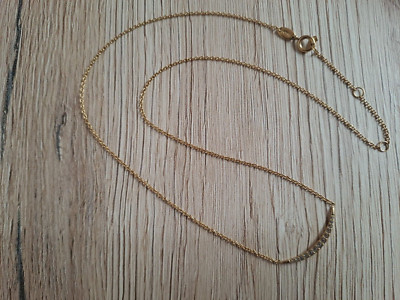 Fossil Kette - Steel goldfarben, sehr guter Zustand
