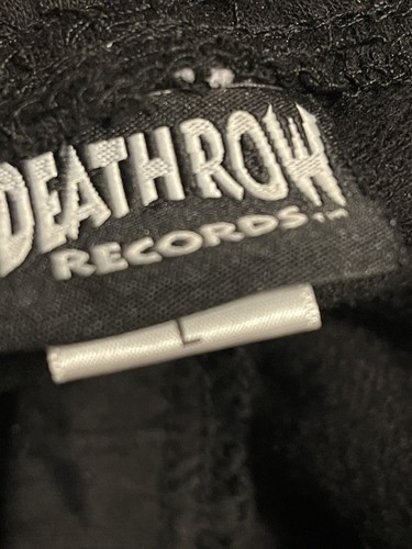 Death Row Records LA Est. 1991 Jogger BLACK PANTS Large - Picture 8 of 8