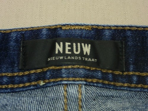 030 MENS EX-COND NEUW HELL SKINNY BLUE FADE STRETCH JEANS SZE 30 /32 L $200 RRP. - Picture 5 of 11