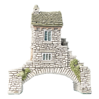 Lilliput Lane Miniature Bridge House, Ambleside UK, Handcrafted