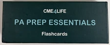 CME4LIFE PA Prep Essentials Flashcards Medical Physician Assistant PANCE / PANRE