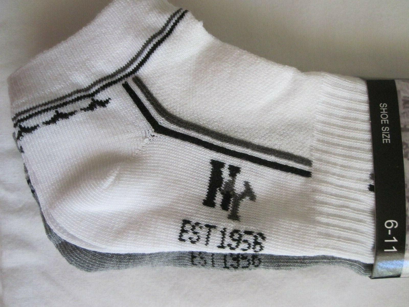 SAOLA NUOVO CON ETICHETTE 12 CALZE DA GINNASTICA PRS "NY" 3 COLORI TAGLIA 6 11 SPEDIZIONE GRATUITA SOLO UK