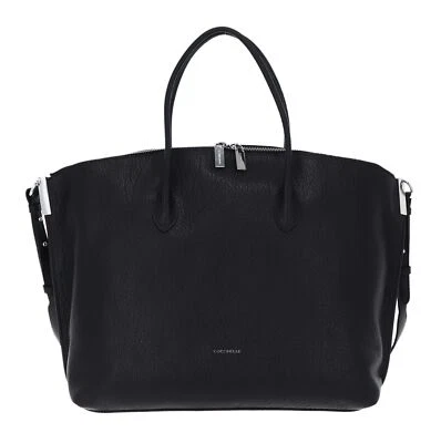 COCCINELLE Estelle Elephant Handbag Handtasche Tasche Noir schwarz Neu