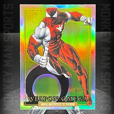 2024 Marvel Masterpieces '92 PLATINUM - Weapon Omega - #96 RAINBOW MINT