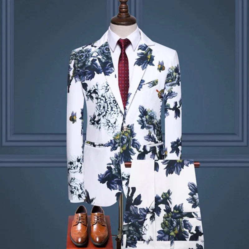 Men's Premium Performance Blazer & Trousers Two-Piece Suit-image