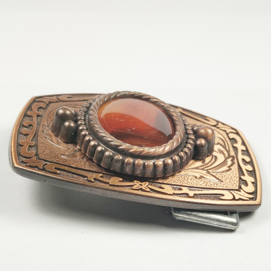 Western Copper Translucent Brown Agate Cabochon S… - image 2