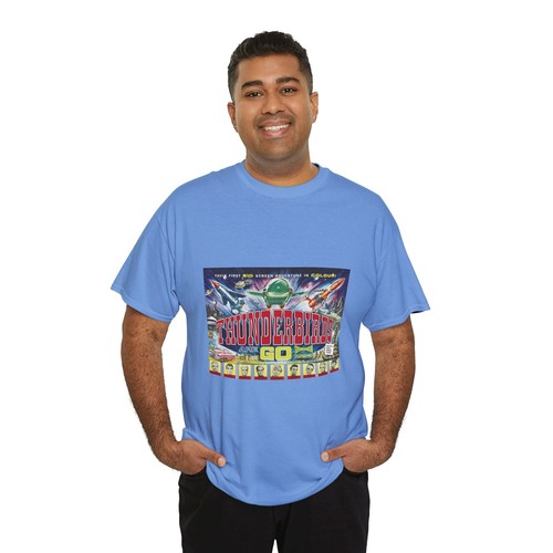 Thunderbirds Are Go (1966) Vintage Sci-fi Movie Poster T-shirt - Picture 69 of 133