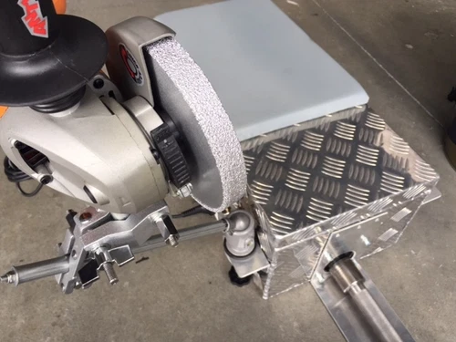 Whitewall Machine Tyre Buffer Buffing Wheel 10mm Flat  Diamond Coated