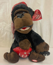 Vintage Dan Dee "Wild Thing" Singing Dancing Gorilla Valentine's Plush