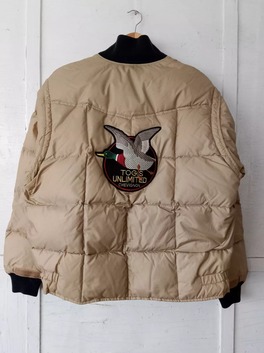 Chevignon Togs Unlimited Vintage L Size Goose down bomber jacket - vest