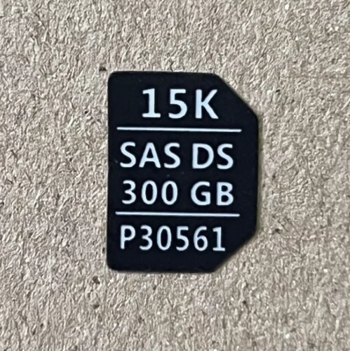 Lot of 20 capacity stickers for the HP P22892 G10+ 2.5 tray/caddy - 第 4/72 張圖片