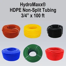 3/4" x 100'  Non-Split HDPE Wire Loom Tubing - 6 Colors