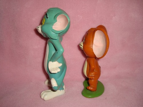 Tom & Jerry Figures Vintage Marx Toys M.G.M. INC 2pc Lot - Bild 4 von 9