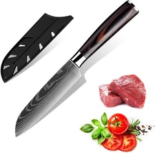 5 Inch Santoku Knife Kitchen Chopping Knives for Vegetable Fruit Cutting Slicing