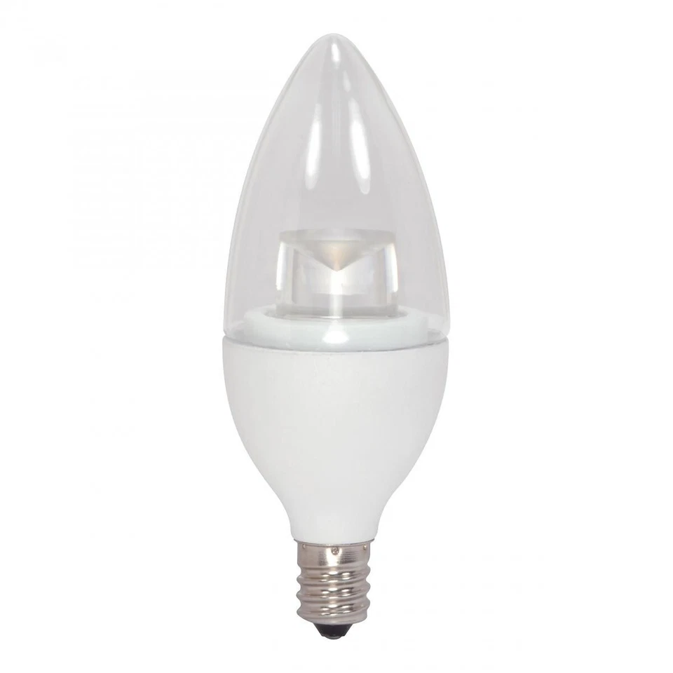 Satco S8952 - 4.5 Watt B11 LED Bulb - 3000K - 120 Volt (6 Pack) - Image 2 of 3