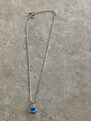 Lia Sophia Blue Moon Necklace 16"-19" | eBay