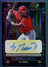 2021 Panini Obsidian Jo Adell #O-JA - Etched Yellow Autograph 1/10