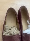 m Gemi Nubuck Leather Metallic Plum Driving Moccasins  — photo 2