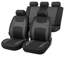 COPRISEDILI PER FORD FUSION 2002-2012 13418 NERO GRIGIO FODERE AUTO COMPATIBILI