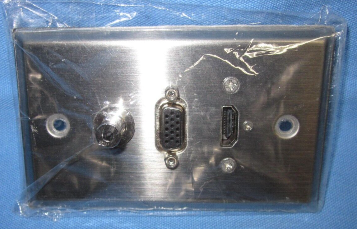 サンダー Vanco WALLPLATE HDMI+SVGA+3.5MM STN - ZX-120953X | eBay