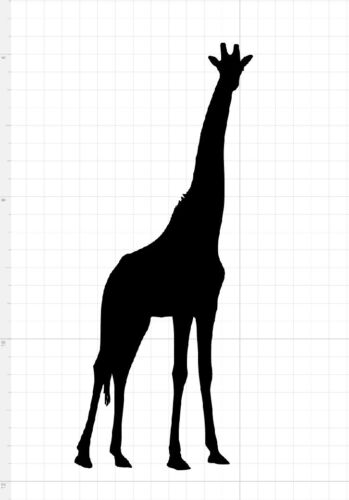 Giraffe Vinyl Decal Sticker for Car/Window/Wall - Picture 1 of 5