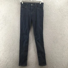 Joe's Skinny Leg Jeans Womens 25 (Actual 29X32) Blue Denim Low Rise Casual Zip