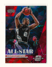 2019-20 Panini Contenders Optic All-Star Aspirations Red Ice #1 Tim Duncan SSP