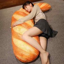 Giant Pillow Bread Plush Pillow Doll Soft Food Cushion Toys Kids Birthday Gift
