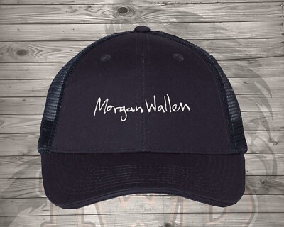 Morgan Wallen - Original - Dangerous - Embroidered Mesh Hat - Fast/Free Shipping