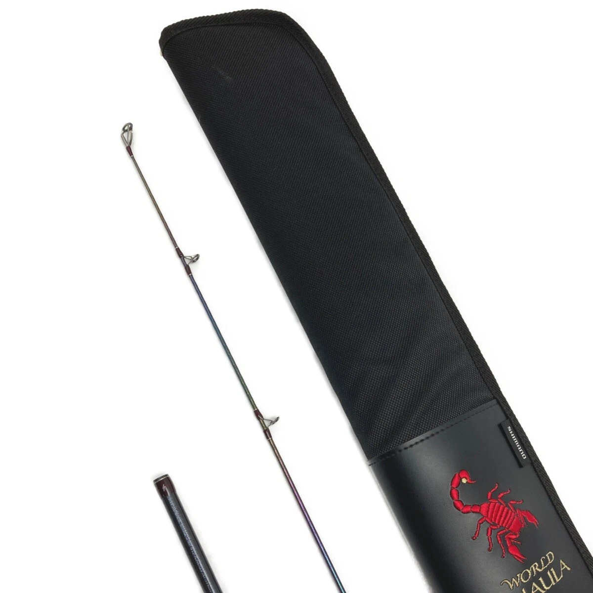SHIMANO 18 World Shaura 1703R-2 39257 lure rod with case #PB00133