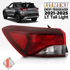Tail Light Halogen For 2021-2025 Chevy Trailblazer L/LS/LT Left Driver Side
