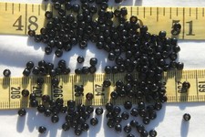 6/0 Toho Seed Beads 79- Opaque Jet Crafts Jewelry Making /28 grams / 49