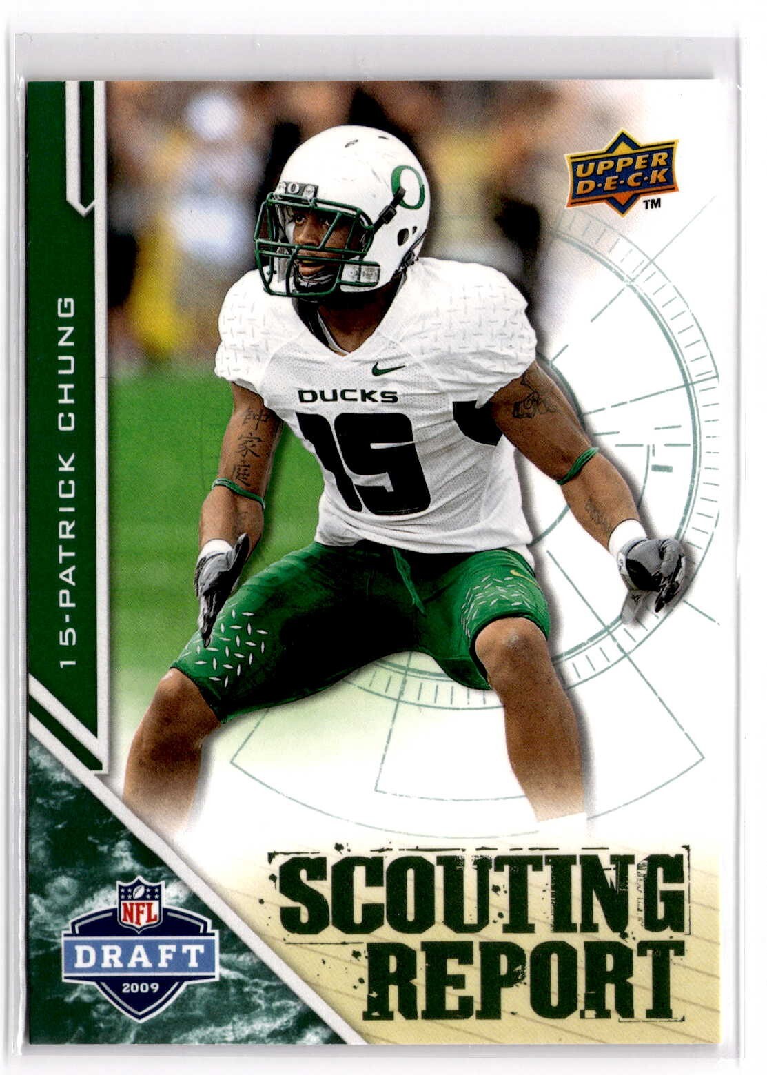2009 Upper Deck Draft Edition -Scouting Report Patrick Chung RC #229 Oregon