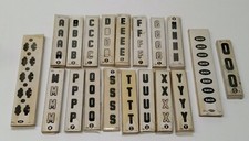 Die Cut Alphabet Symbol Assorted Packs - Big Lot of Mixed New/Old Stock