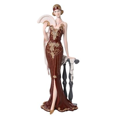 Broadway Belles 20er Jahre Art Deco Dame Figur Ornament Sammlerstück Eleanore 33 cm