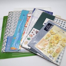 Lot of Creative Memories Scrapbook Supplies Lot Paper, Die Cuts, Templates